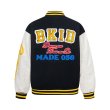 画像8: American retro embroidered letter quilted Stadium Jumper baseball uniform  jacket blouson ユニセックス 男女兼用アメリカンレトロ刺繍文字キルティングベースボールジャケットスタジアムジャンパージャケット スタジャン ブルゾン (8)