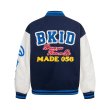 画像6: American retro embroidered letter quilted Stadium Jumper baseball uniform  jacket blouson ユニセックス 男女兼用アメリカンレトロ刺繍文字キルティングベースボールジャケットスタジアムジャンパージャケット スタジャン ブルゾン (6)