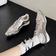 画像8: Women's Secret sole platform silver color lace-up sneakers 　シークレットソール プラットホーム シルバーカラー レースアップスニーカ　　 (8)