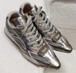 画像4: Women's Secret sole platform silver color lace-up sneakers 　シークレットソール プラットホーム シルバーカラー レースアップスニーカ　　 (4)