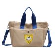 画像4: Snoopy canvas color matching tote shoulder bag Eco Shopping Bag　男女兼用 スヌーピーキャンバスカラーマッチングトートショルダーバッグショッピングエコバッグ　通学　通勤 (4)