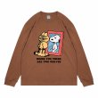 画像6: Unisex Garfield & Snoopy  Long Sleeve T-Shirt 　男女兼用ユニセックス ガーフィールド ＆スヌーピー 長袖Tシャツ (6)