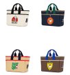 画像5: Snoopy canvas color matching tote shoulder bag Eco Shopping Bag　男女兼用 スヌーピーキャンバスカラーマッチングトートショルダーバッグショッピングエコバッグ　通学　通勤 (5)