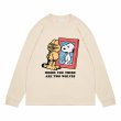 画像3: Unisex Garfield & Snoopy  Long Sleeve T-Shirt 　男女兼用ユニセックス ガーフィールド ＆スヌーピー 長袖Tシャツ (3)