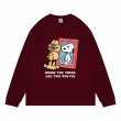 画像7: Unisex Garfield & Snoopy  Long Sleeve T-Shirt 　男女兼用ユニセックス ガーフィールド ＆スヌーピー 長袖Tシャツ (7)