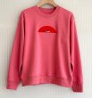 画像4: Unique emblem embroidered round neck long sleeve sweatshirt    ユニークエンブレム刺繍ラウンドネック長袖スウェットシャツトレーナー (4)