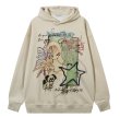 画像1: Unisex Girl Letter Print Hoodie　ユニセックス男女兼用 ガールズレタープリントフーディ スウェット   (1)