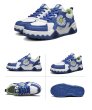 画像4: Big daisy print leather lace-up sneakers shoes ユニセックス 男女兼用ビッグデイジープリントレザー レースアップスニーカー (4)