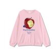 画像6: Unisex half-eaten apple print sweatshirt　男女兼用 ユニセックスかじりかけアップルプリントスウェット (6)