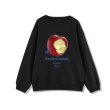 画像2: Unisex half-eaten apple print sweatshirt　男女兼用 ユニセックスかじりかけアップルプリントスウェット (2)