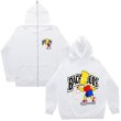 画像3: Unisex Bart Simpson print zip-up hoodie  ユセックス男女兼用バートシンプソンプリントフーディ スウェット   (3)