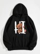 画像3: Unisex HI logo and bear print hoodie　ユニセックス男女兼用 HI&ベアプリントフーディ スウェット   (3)