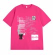 画像19: Unisex Creative Line Illusion Letter Short Sleeve T-Shirt　　男女兼用ユニセックス イルージョンレタープリント半袖Tシャツ (19)