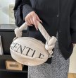 画像7:  Gentlewoman Rugby tote Bag　　gentlewomanラグビーレザーデニムトートバッグ (7)