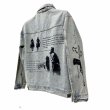 画像2: Unisex  Hip Hop Graphic Print Denim Jacket G-Jean blouson  ユニセックス 男女兼用ヒップホップグラフィックプリントデニムジャケットGジャン ブルゾン (2)