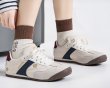 画像7: Women'sStarpoint leather and canvas lace-up leather sneakers 　スターポイントレザー＆キャンバス レースアップレザースニーカー (7)