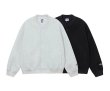 画像3: Unisex Sweat baseball simple jacket  baseball jacket Stadium Jumper  blouson  ユニセックス 男女兼用スウェットベースボールシンプルジャケットベースボールジャケットスタジアムジャンパー スタジャン ブルゾン (3)