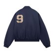 画像6: Unisex Label letter embroidery quilted lining baseball jacket stadium jumper 男女兼用ジップアップナンバリング刺繍スタジアムジャンバー (6)