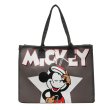 画像1: Mickey Mouse print canvas tote shoulder bag　ミッキーマウスプリントキャンバス トートショルダーバッグ (1)