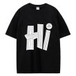 画像2: Unisex HI logo round neck short sleeve T-shirt　男女兼用ユニセックスHIロゴラウンドネックプリント半袖Tシャツ (2)