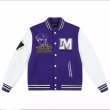 画像5: MR ENJOY DA MONEY Logo embroidery PU leather sleeve animal letter embroidery baseball jacket Stadium Jumper  blouson  ユニセックス 男女兼用MR ENJOY DA MONEY ロゴ刺繍PUレザー袖ジャケットベースボールジャケットスタジアムジャンパージャケット スタジャン ブルゾン (5)