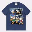 画像3: Unisex Pirate Donald Duck Family Print round neck short sleeve T-shirt　男女兼用ユニセックス海賊ドナルドダックファミリーラウンドネックプリント半袖Tシャツ (3)