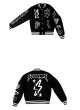 画像4: STORMS logo and hip hop embroidery baseball jacket Stadium Jumper  blouson  ユニセックス 男女兼用STORMSロゴ＆ヒップホップ刺繍ベースボールジャケットスタジアムジャンパージャケット スタジャン ブルゾン (4)