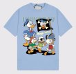 画像4: Unisex Pirate Donald Duck Family Print round neck short sleeve T-shirt　男女兼用ユニセックス海賊ドナルドダックファミリーラウンドネックプリント半袖Tシャツ (4)