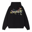 画像9: Unisex Achock logo and floral print zip-up hoodie　ユニセックス男女兼用Achockロゴ＆ フローラルプリントフーディ スウェット   (9)