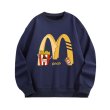 画像4: Unisex round neck french fries print sweatshirt　男女兼用 ユニセックスフライドポテトプリントラウンドネック スウェットシャツ (4)