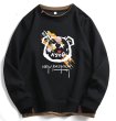 画像2: Unisex kaws BEAR Printed layered style round neck sweatshirt　男女兼用 ユニセックスカウズベアプリントラウンドネック 重ね着スタイルスウェットシャツ (2)