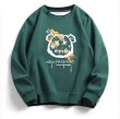 画像3: Unisex kaws BEAR Printed layered style round neck sweatshirt　男女兼用 ユニセックスカウズベアプリントラウンドネック 重ね着スタイルスウェットシャツ (3)