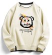 画像1: Unisex kaws BEAR Printed layered style round neck sweatshirt　男女兼用 ユニセックスカウズベアプリントラウンドネック 重ね着スタイルスウェットシャツ (1)