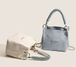 画像3: Rope handle denim bucket tote shoulder bag　　ロープハンドルデニムバケットトートショルダ (3)