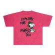 画像5: Unisex Unisex Halter Glam Snoopy Print Short Sleeve T-Shirt　男女兼用ユニセックスホルター グラム スヌーピープリントラウンドネック半袖Tシャツ (5)