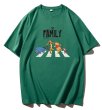 画像4: Unisex Winnie the Pooh and Friends x Abbey Road Short Sleeve T-Shirt　男女兼用ユニセックスくまのプーさん  仲間たち×アビイ・ロードプリントラウンドネック半袖Tシャツ (4)