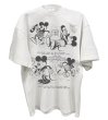 画像1: Unisex Parody Mickey Mouse Print NEW Vintage  Short Sleeve T-Shirt　男女兼用ユニセックスヴィンテージ パロディー ミッキーマウス プリントラウンドネック半袖Tシャツ (1)