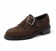 画像3: Women's British George Cox style belt buckle platform round toe leather slip-on loafers shoes 　英国ジョージコックススタイルベルトバックル厚底ラウンドトゥレザースリッポンローファーシューズ (3)