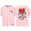 画像7: Unisex Casual Cotton Keith Haring Logo Tshirts Heart carry メンズ コットン キースヘリング ロゴ Tシャツ ユニセックス 男女兼用 (7)