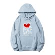 画像2: Unisex Casual Cotton Keith Haring Logo Hoodies  Pullover Long Sleeve Hooded Sweatshirt Heart carry メンズ コットン キースヘリング ロゴパーカースウェット ユニセックス 男女兼用 (2)