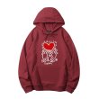 画像6: Unisex Casual Cotton Keith Haring Logo Hoodies  Pullover Long Sleeve Hooded Sweatshirt Heart carry メンズ コットン キースヘリング ロゴパーカースウェット ユニセックス 男女兼用 (6)