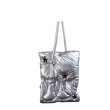 画像2: Quilted Down Silver Tote Shoulder Bag　キルティングダウンシルバートートショルダーバッグ (2)