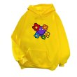 画像10: Unisex Smile Flower Print Hoodie  long sleeve sweatshirt  スマイルフラワー 長袖フーディパーカースウェット (10)