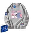 画像2: Nasa x Tom and Jerry Sweatshirt Long Sleeve Pullover Trainer ユニセックス 男女兼用ナサ×トムとジェリートム＆ジェリー長袖プルオーバートレーナー (2)