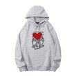 画像3: Unisex Casual Cotton Keith Haring Logo Hoodies  Pullover Long Sleeve Hooded Sweatshirt Heart carry メンズ コットン キースヘリング ロゴパーカースウェット ユニセックス 男女兼用 (3)