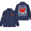 画像3: Unisex Keith Haring windbreaker Jacket  ユニセックス 男女兼用 キース・ヘリング ウインドブレーカー ジャケット コート (3)