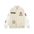 画像3: HARVEST Diamond Embroidery stadium jumper Baseball Jacket  blouson   ユニセックス 男女兼用HARVESTダイアモンド刺繍ベースボールジャケットスタジアムジャンパージャケット スタジャン ブルゾン (3)