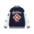 画像7: HARVEST Diamond Embroidery stadium jumper Baseball Jacket  blouson   ユニセックス 男女兼用HARVESTダイアモンド刺繍ベースボールジャケットスタジアムジャンパージャケット スタジャン ブルゾン (7)