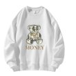 画像2: Unisex Violent Bear Dollar Bearbrick round neck sweatshirt　男女兼用 ユニセックスダラーベアブリック ベアプリントラウンドネック スウェットシャツ (2)