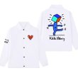 画像6: Unisex Keith Haring windbreaker Jacket  ユニセックス 男女兼用 キース・ヘリング ウインドブレーカー ジャケット コート (6)